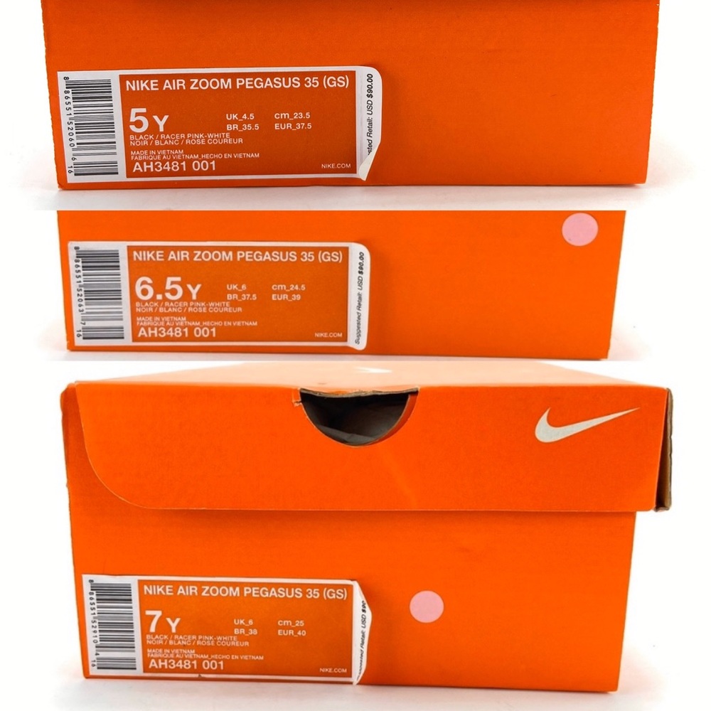 Nike Girls Air Zoom Pegasus 35 Running Shoes GS - Picture 8 of 8